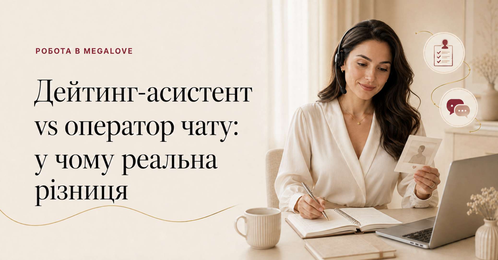 Дейтинг-асистент і оператор чату — у чому полягає реальна різниця між професіями.