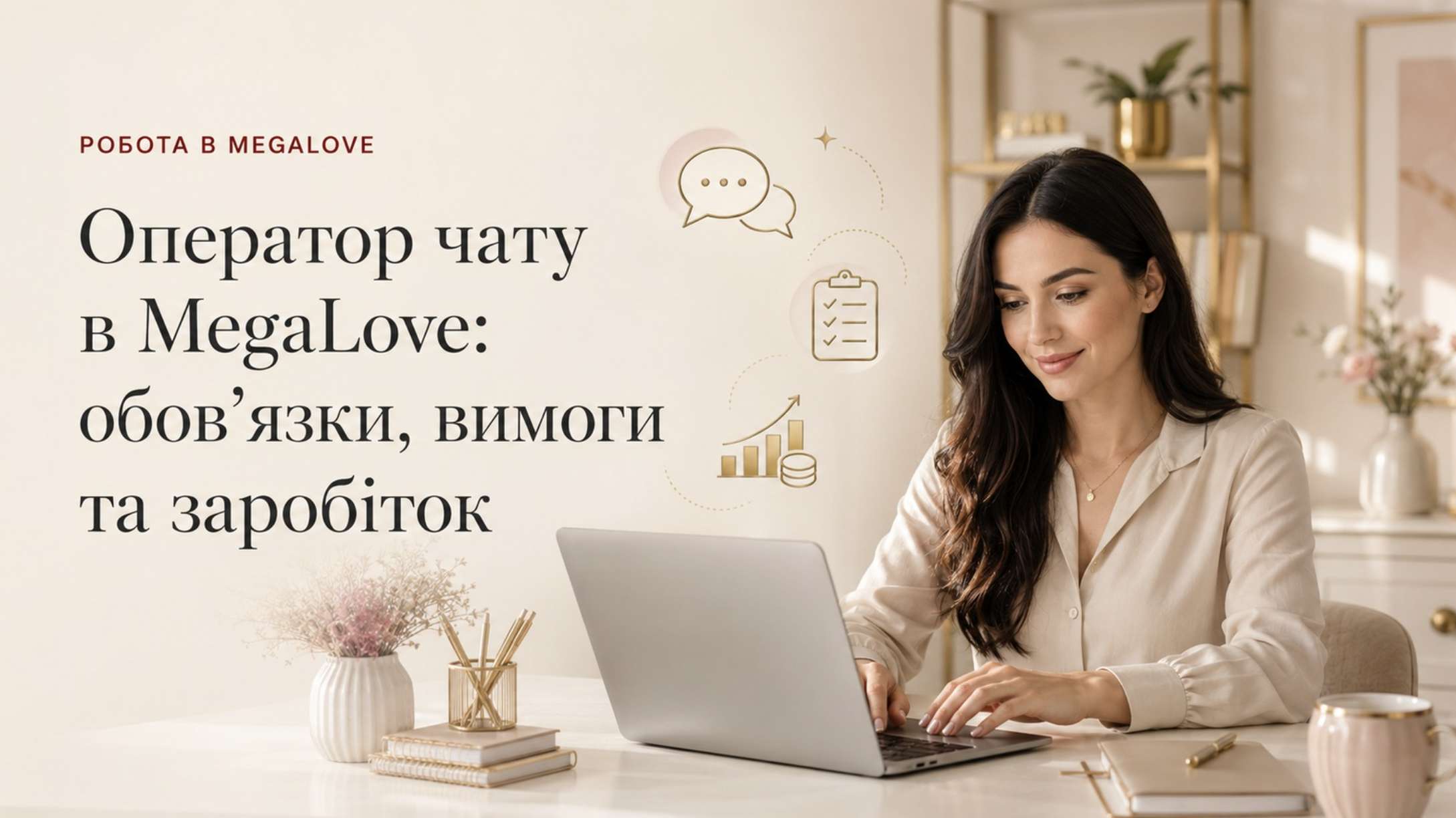 Скільки заробляє оператор чату в MegaLove: реальні цифри | MegaLove