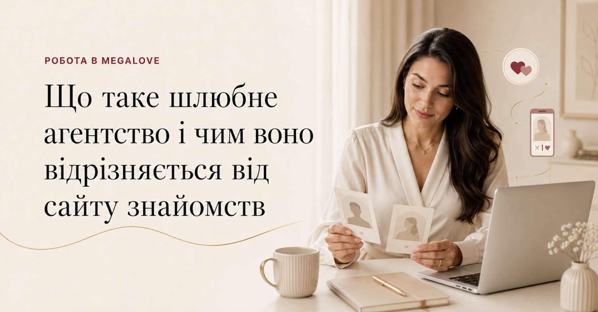 Чим шлюбне агентство з персональним підбором партнерів відрізняється від сайту знайомств.